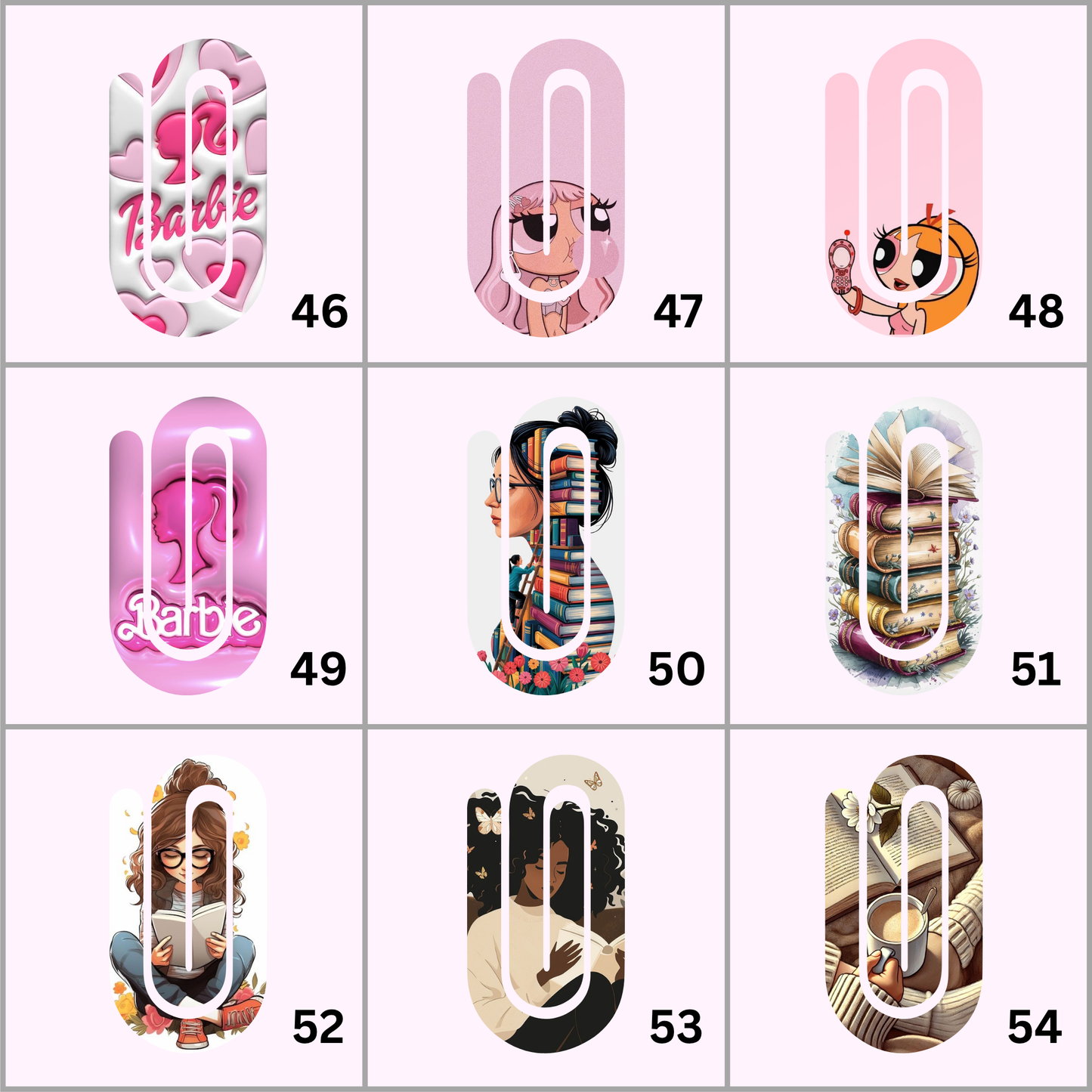 Acrylic Paper Clips/Bookmarks