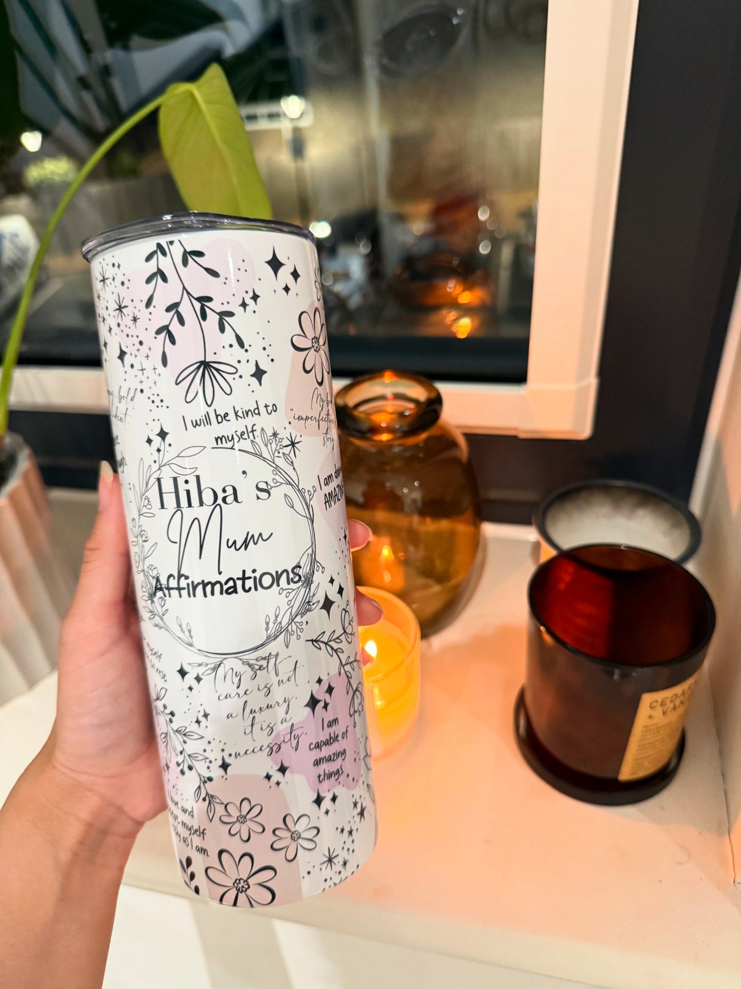 Mom affirmation reminders 20oz Stainless Steel Tumbler