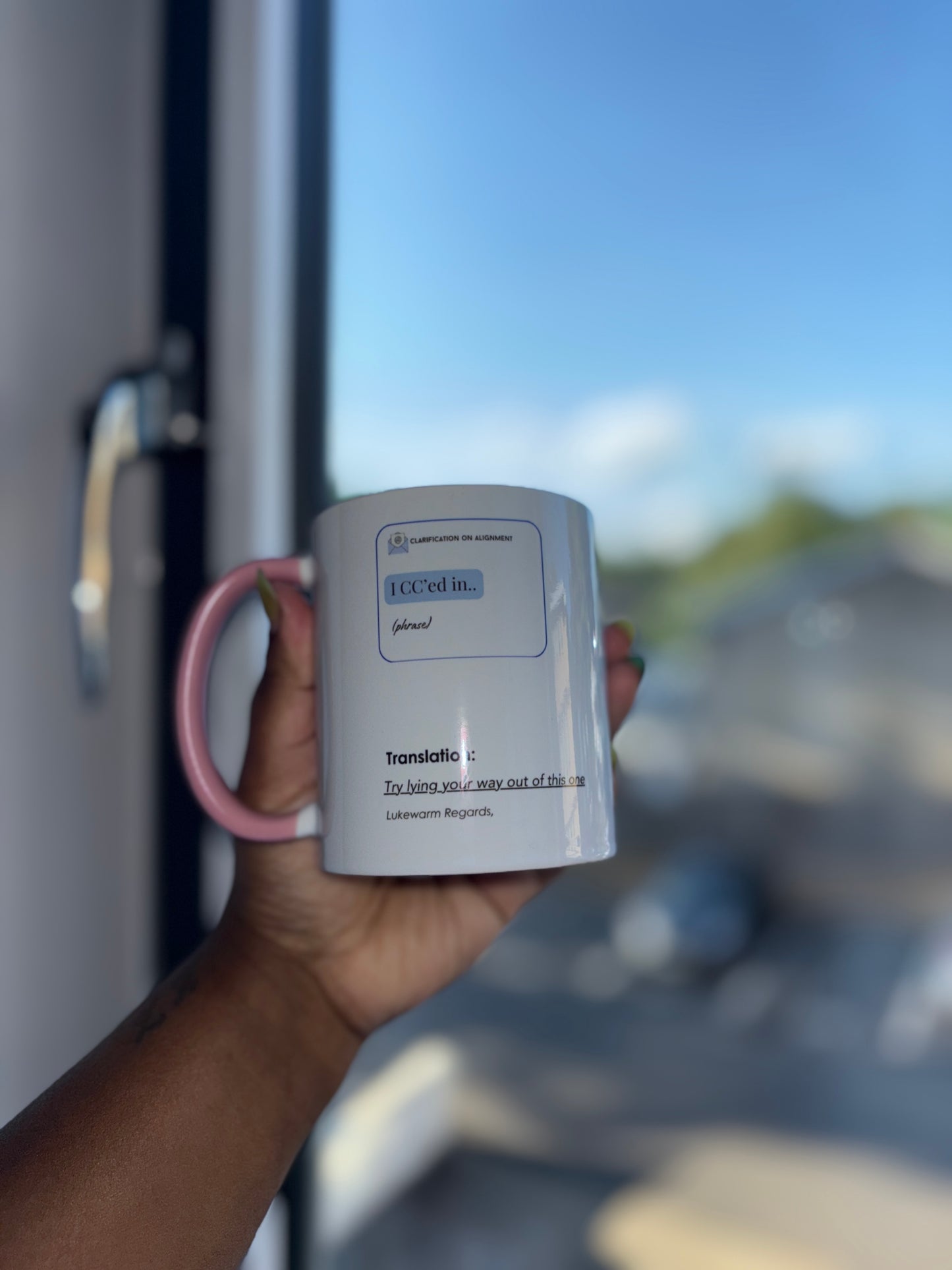 Corporate Jargon Mug -“I CC’ed in…”