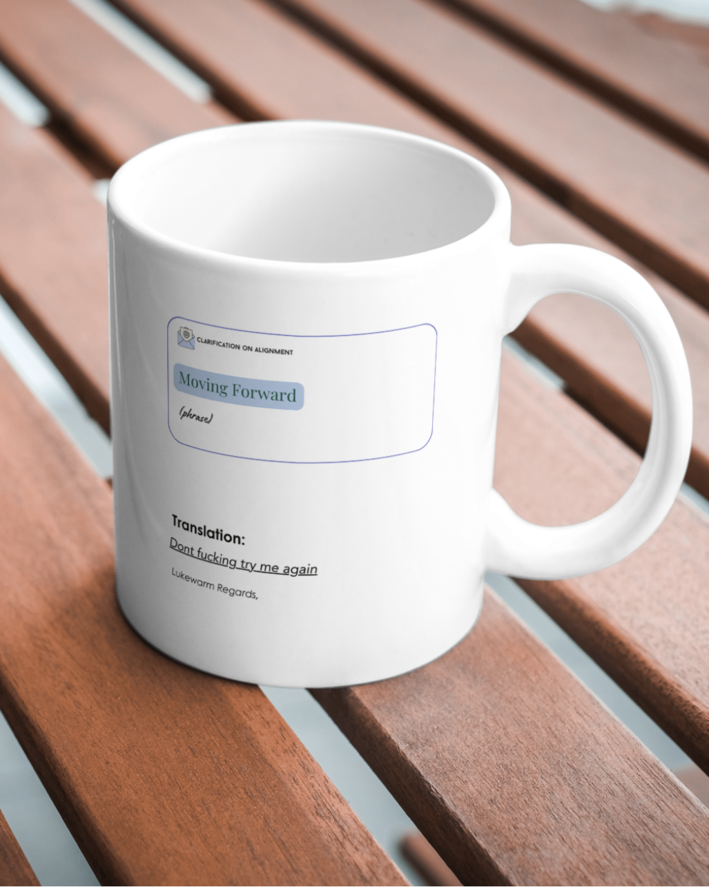 Corporate Jargon Mug –Moving Forward