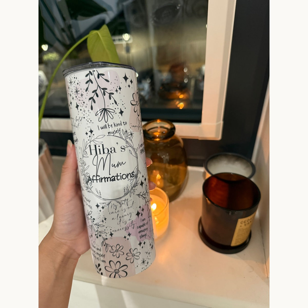 Mom affirmation reminders 20oz Stainless Steel Tumbler