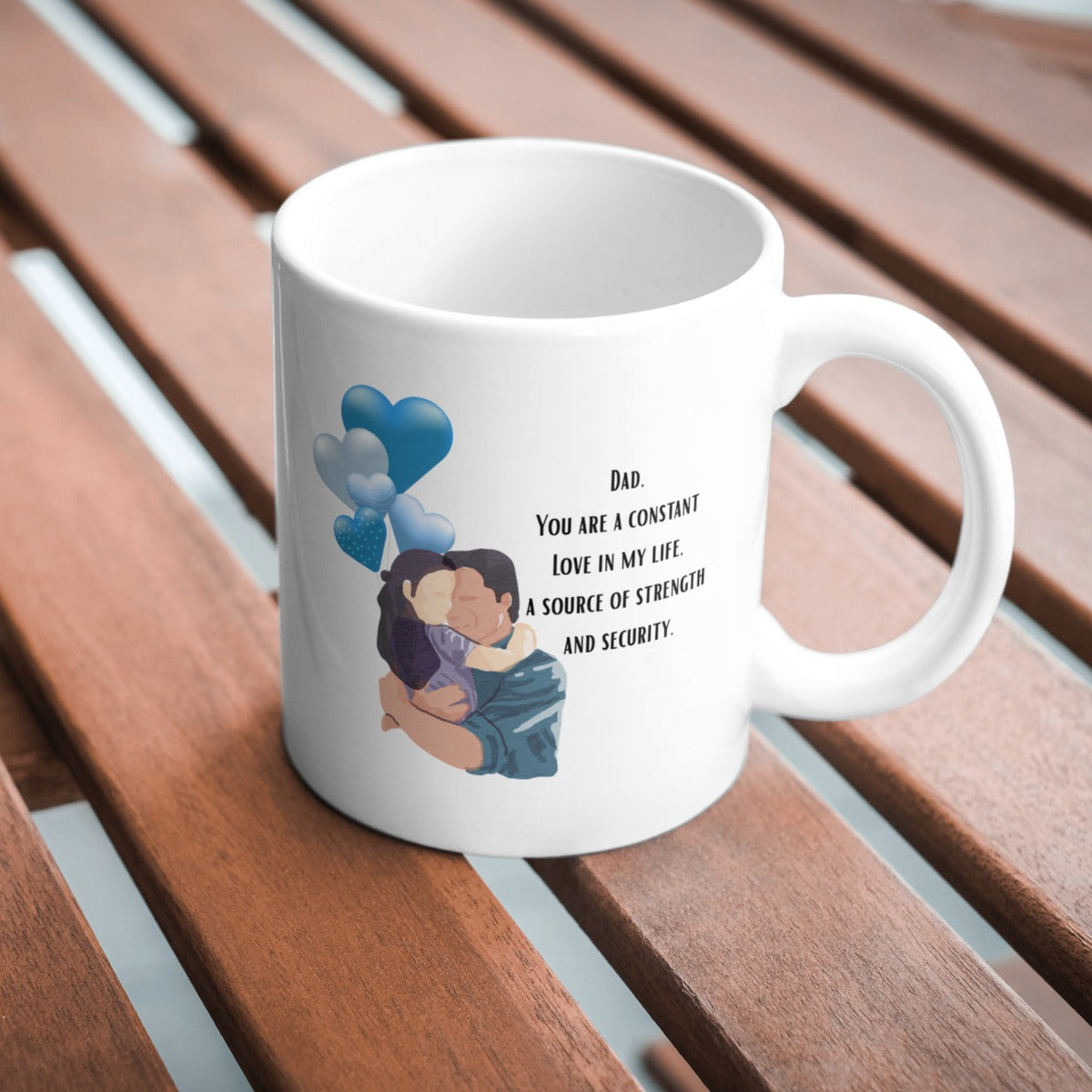 Sentimental Dad daughter Mug – Heartfelt Message